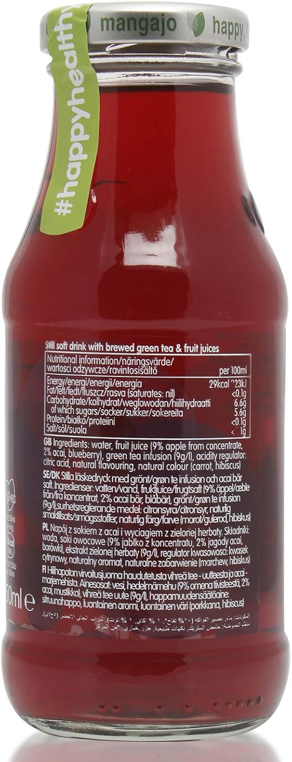 Mangajo - Acaí-Berry & Green Tea - 250 ml - Image 3