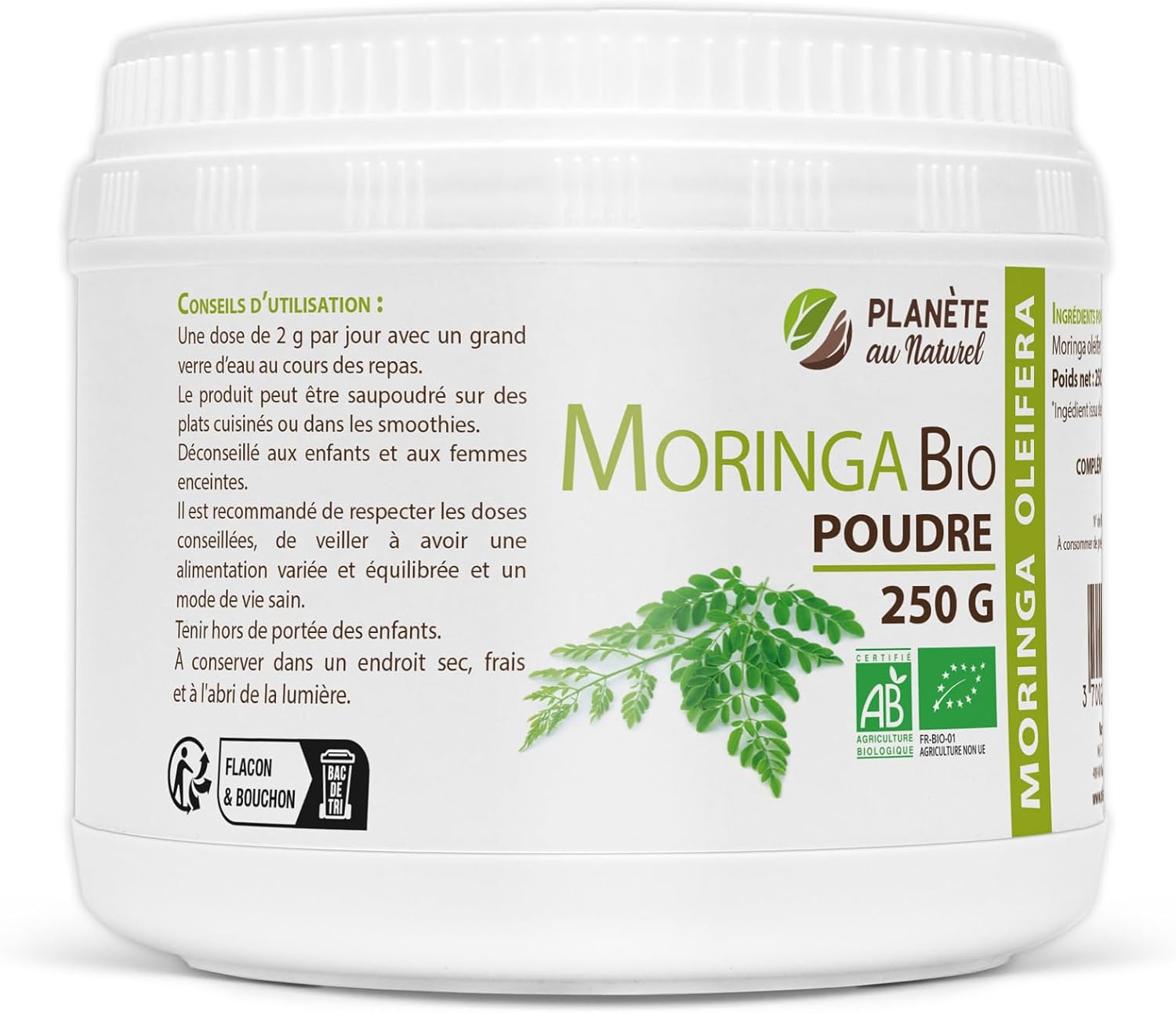 Moringa Oleifera Organic - Powder 250g - Image 3