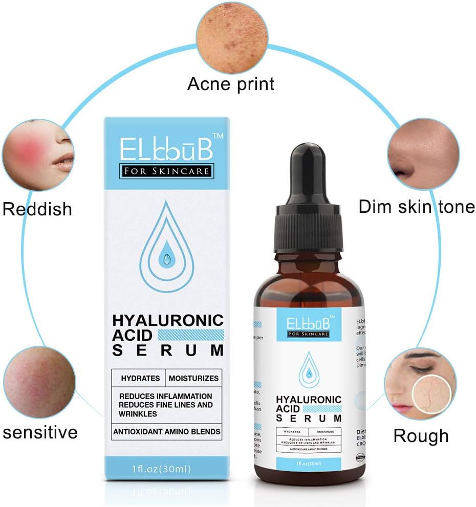 Hyaluronic Acid Serum for Fine Lines Anti-Wrinkle and Anti-Aging Face Serum, Easy Absorption and Anti-Aging Formula for Eye and Face Contour 30ml - Image 5