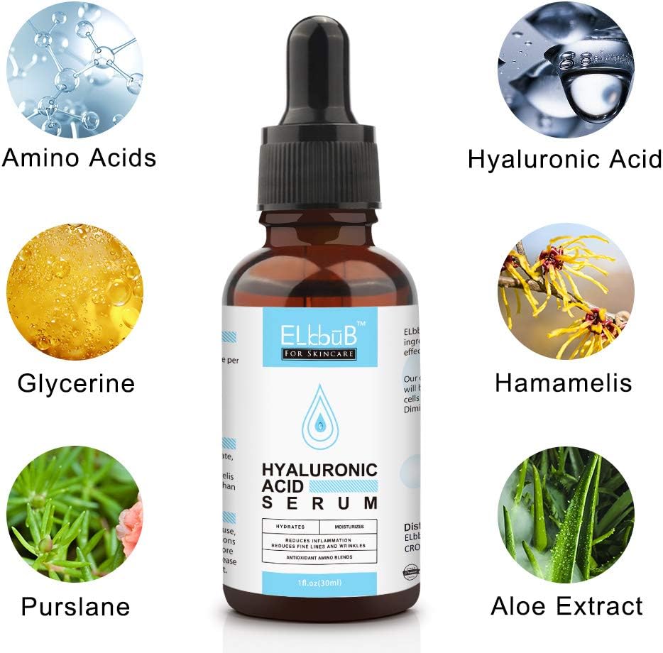 Hyaluronic Acid Serum for Fine Lines Anti-Wrinkle and Anti-Aging Face Serum, Easy Absorption and Anti-Aging Formula for Eye and Face Contour 30ml - Image 7