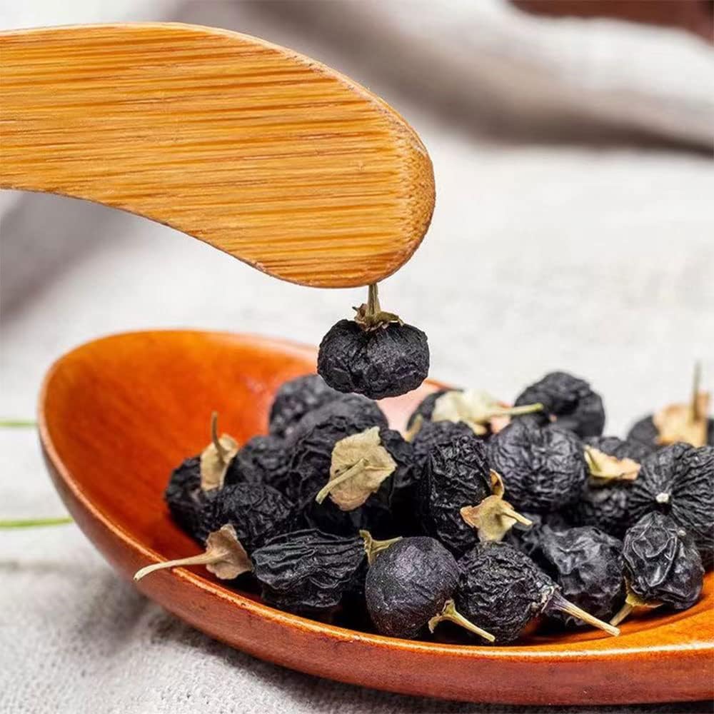 Black goji berry tea 250g Sun dried black goji berry tea Fruits Large raw bulk - Image 5