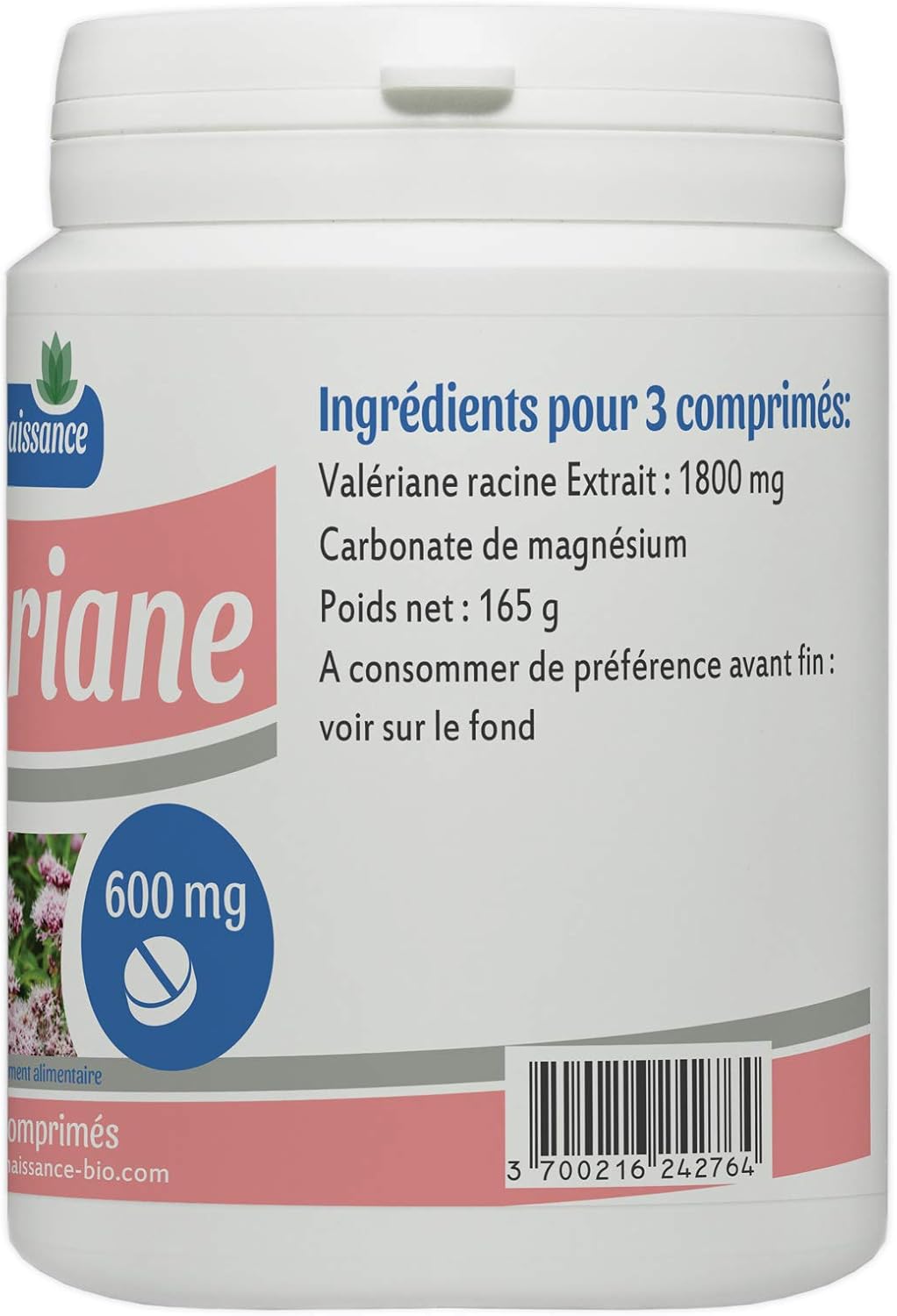 Valerian - 200 tablets dosed at 600 mg - Image 4