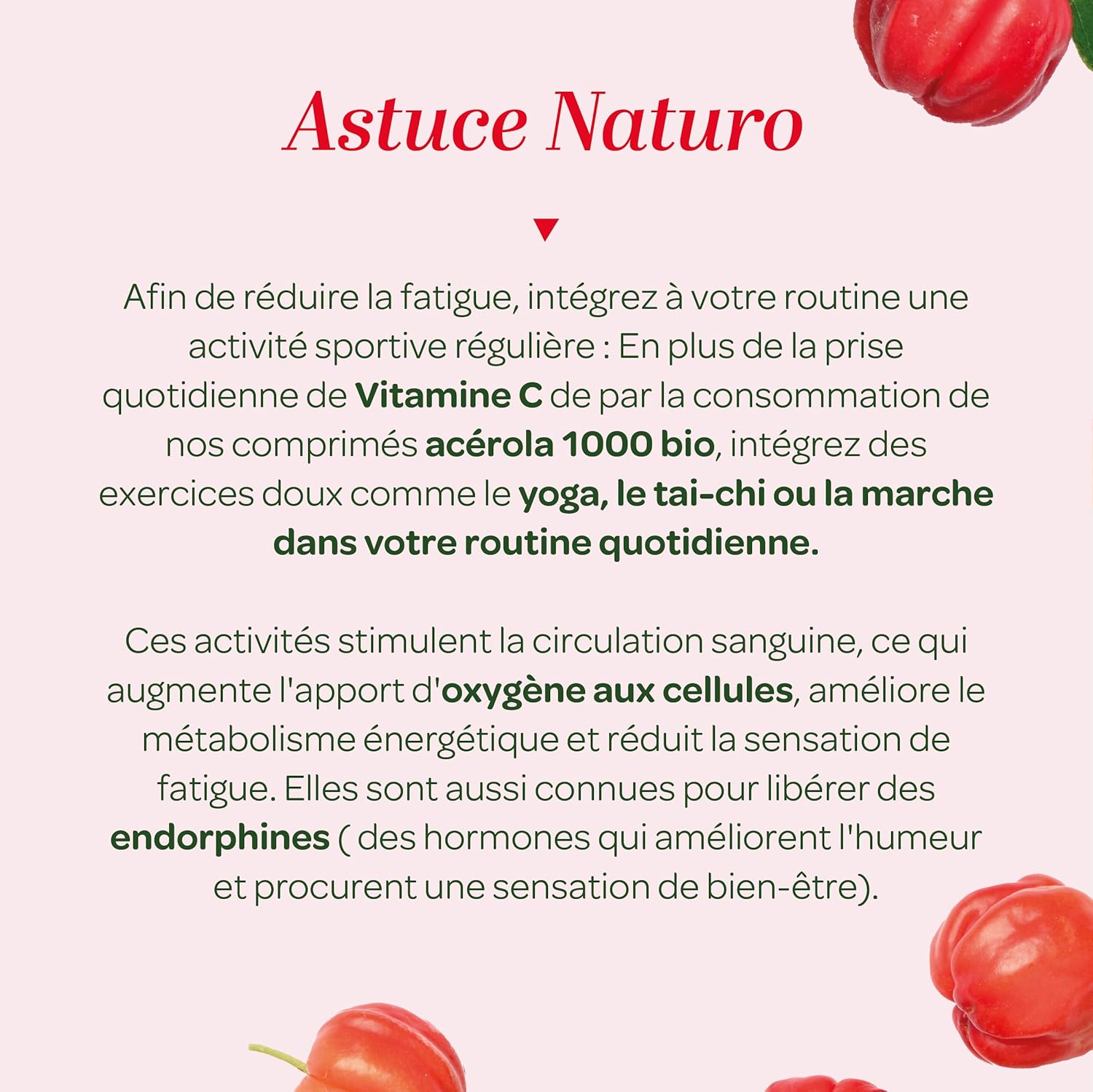 SUPERDIET - ACEROLA 1000 ORGANIC - High concentration of Vitamin C-Reduction of fatigue -Maxi jar of 60 chewable tablets - Image 6