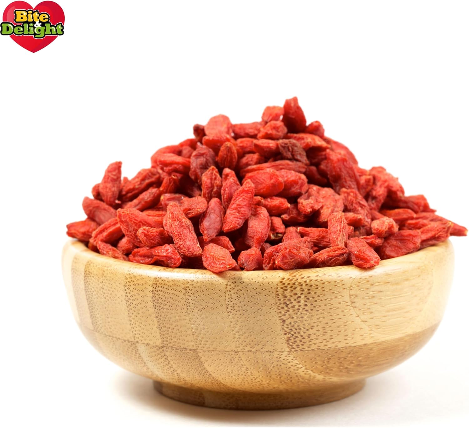 Bite & Delight 1kg Dried Goji Berries Lycium Barbarum – Natural Superfood Rich in Vitamins & Minerals – Healthy Snack Ideal for Muesli, Yogurt & Desserts - Image 3