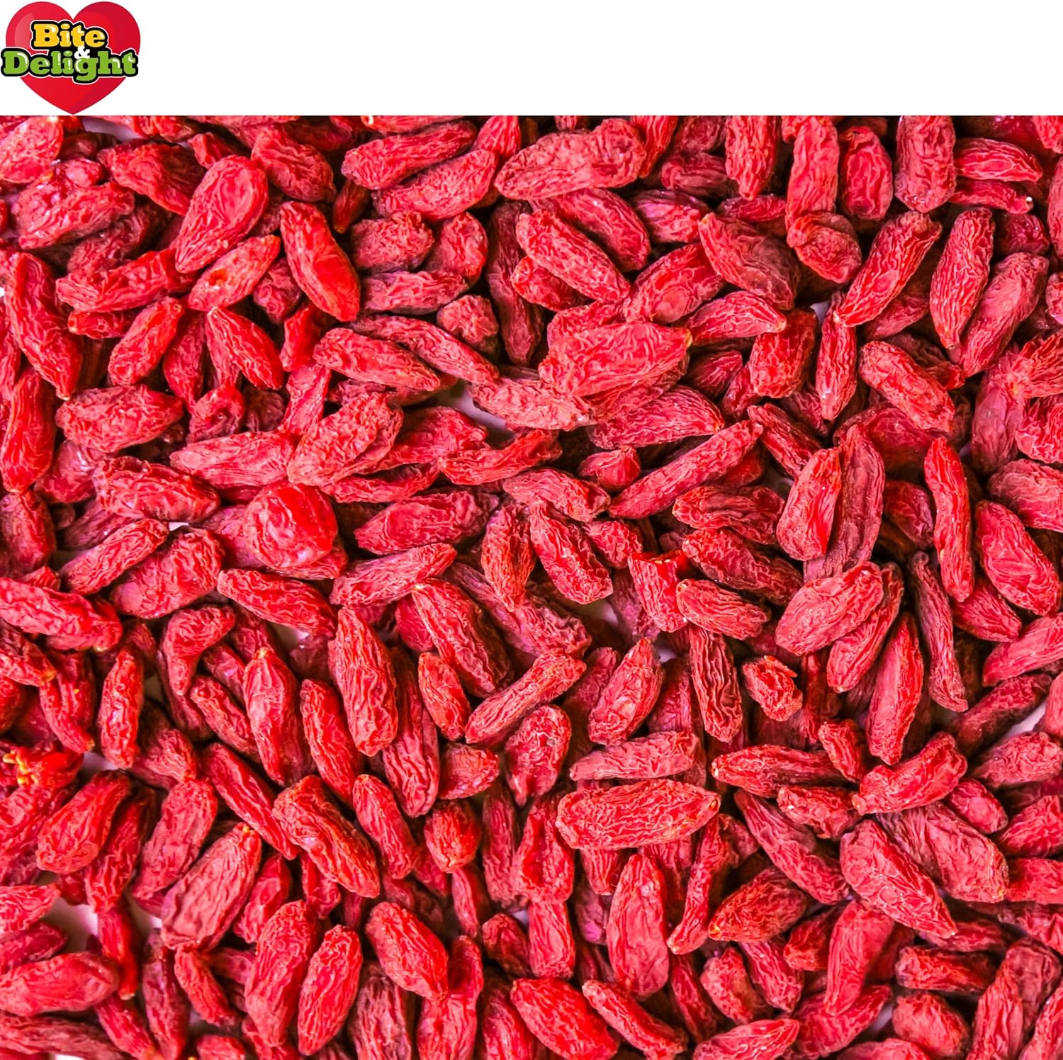 Bite & Delight 1kg Dried Goji Berries Lycium Barbarum – Natural Superfood Rich in Vitamins & Minerals – Healthy Snack Ideal for Muesli, Yogurt & Desserts - Image 6