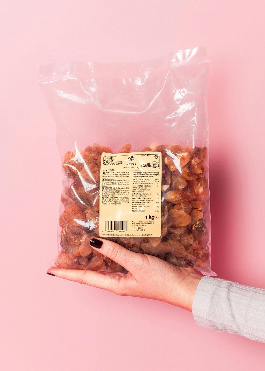 KoRo - Dried Ginger | 1 kg - Sulfur Free Dried Fruit, Economical Packaging - Image 7