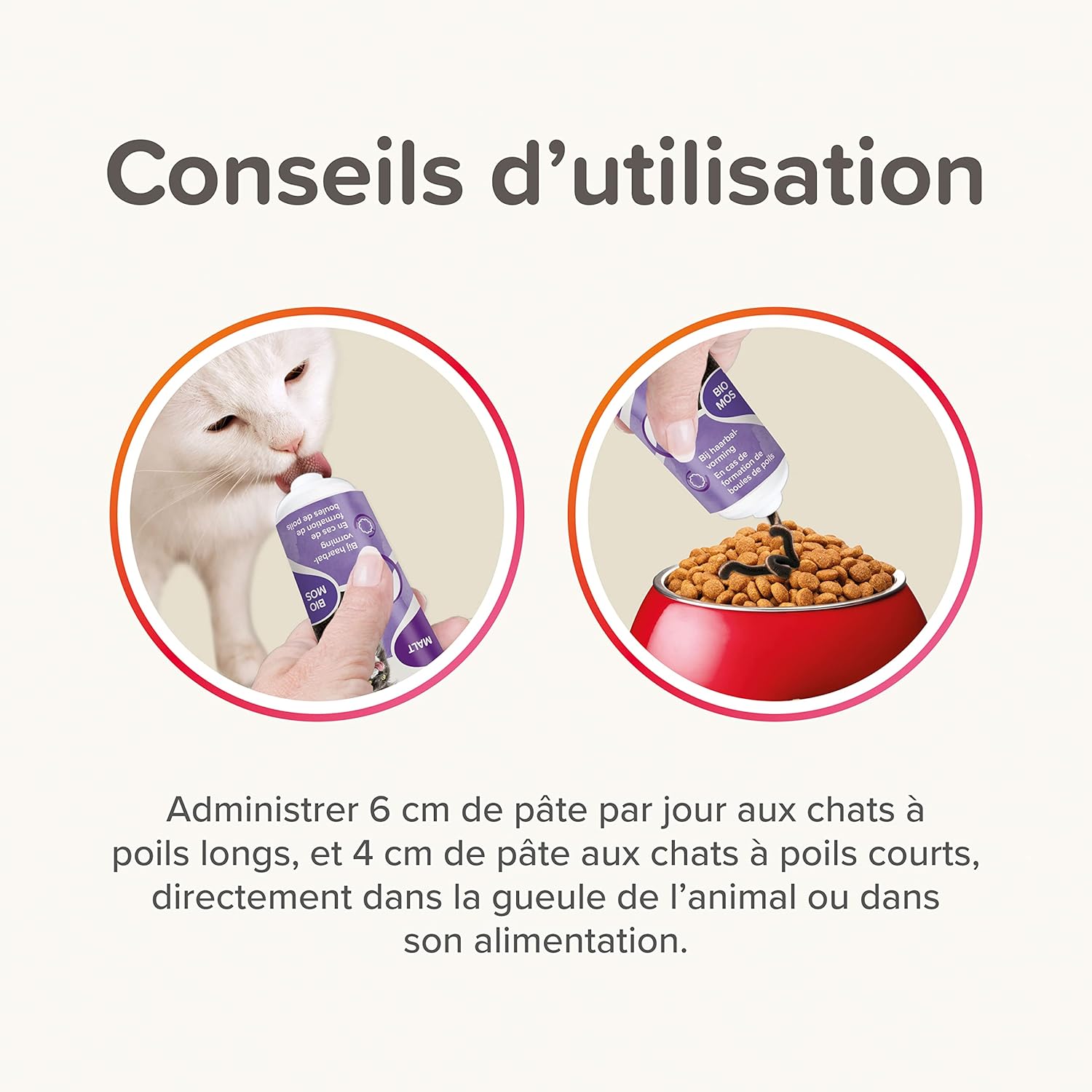 BEAPHAR – Anti-Malt Hairball Paste for Cats – Complementary Food – Promotes the Natural Removal of Hairballs – Better Intestinal Health – Malt & Bio-MOS – Tube 250 g - Image 5