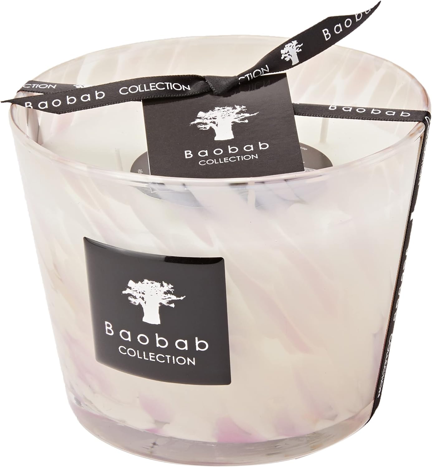 Baobab Max10pw Pearls White Wax Candle, 10 x 7 x 10 cm - Image 2