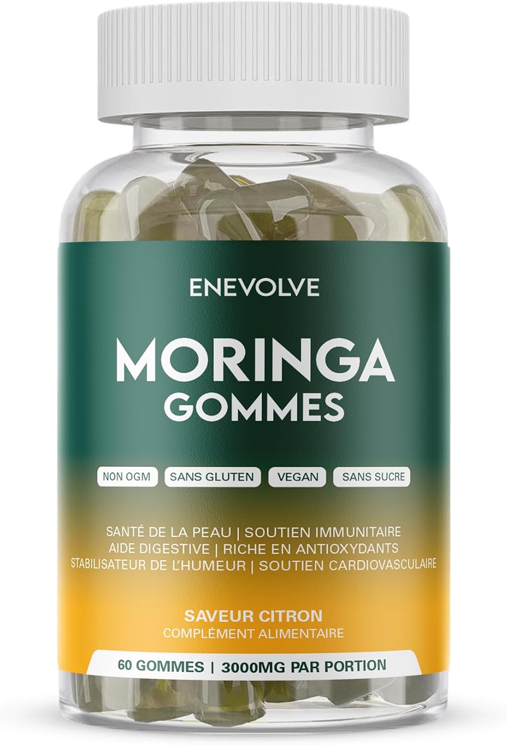 Moringa Gums 3000mg Skin Health | Immune Support | Digestive Aid | Rich in Antioxidants | Mood Stabilizer | Cardiovascular Support - Image 2