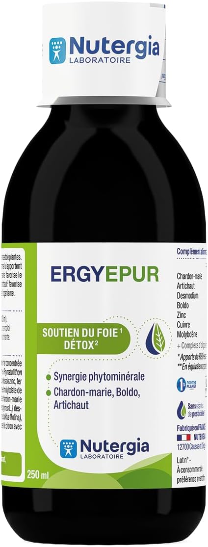 Nutergia – Liver support – Detox – Liver detox and purification of the body – Food supplement – 250 ml – Made in France - Image 2