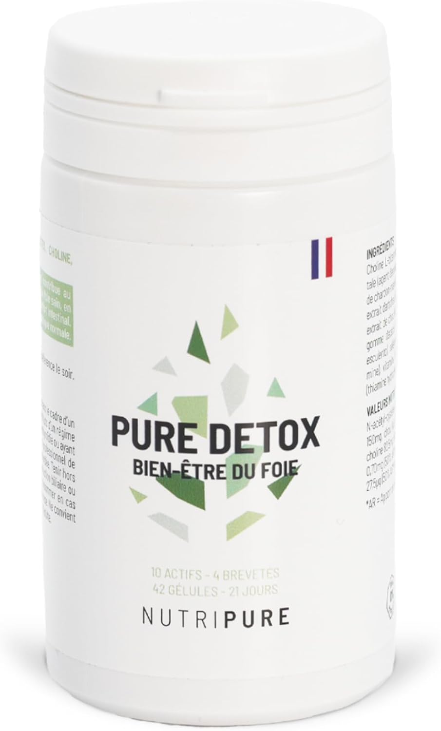 Nutripure | Pure Detox Liver | Complete Liver Detoxification Support | 4 Patented Extracts (Milk Thistle, Artichoke, Kale Kale, Choline) | 21-Day Cure (42 Capsules) - Image 2