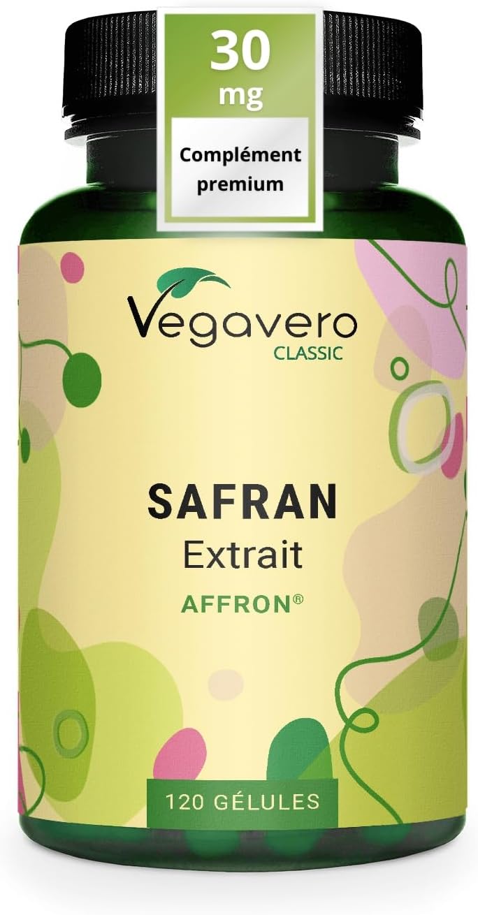 Saffron 30 mg | Quality Extract: Affron® | 120 Capsules | Laboratory Tested | Vegan & No Additives | Vegavero® - Image 2