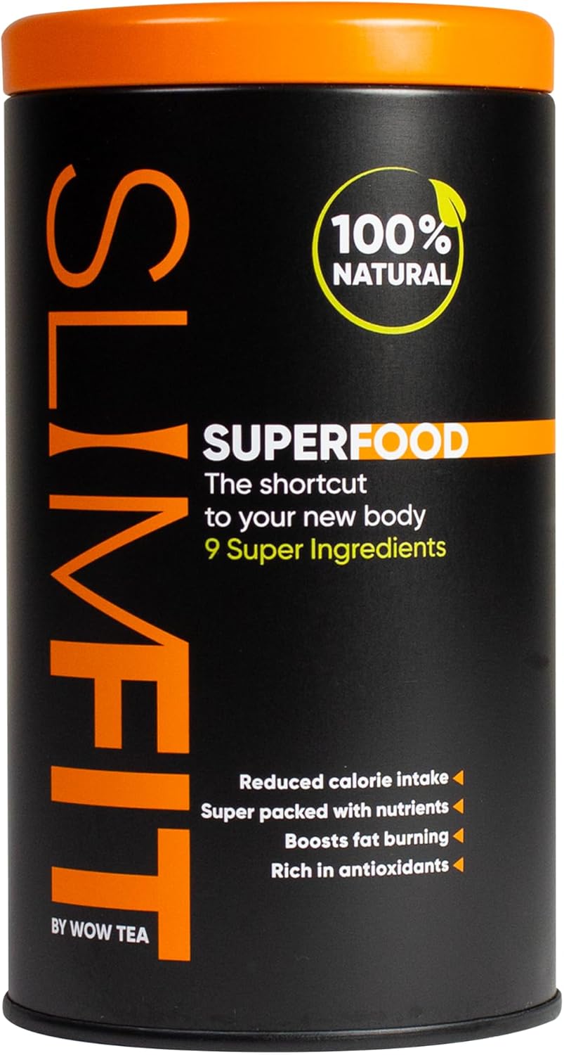 SlimFit Superfood - Weight Loss Superfood | High Protein Meal Replacement | 9 Superfoods | Appetite Suppressant Powder - 27 Kcal Per Serving | 210 g, Made in EU - Image 2