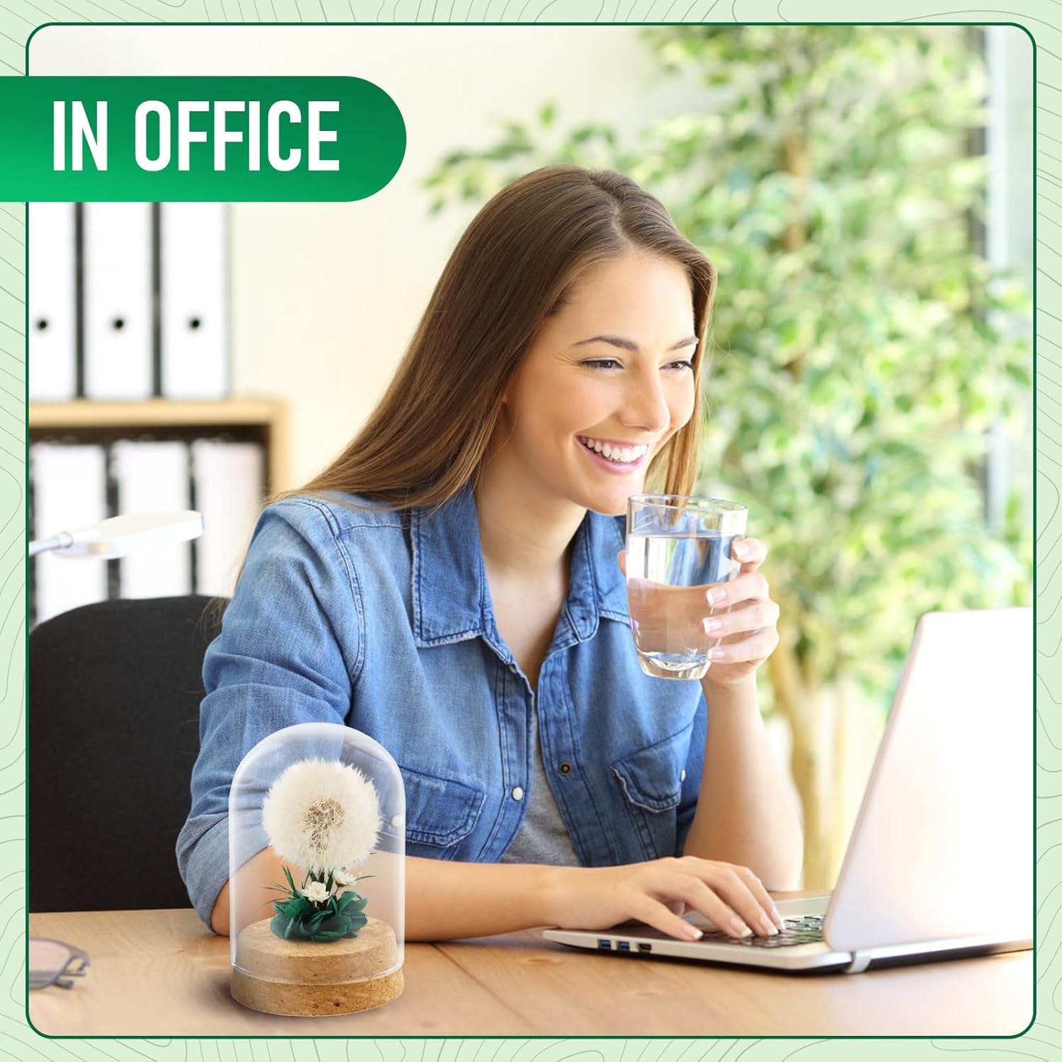 Dandelion in a Jar – True Dandelion, Preserved for Life, Handmade – Gift Idea for Women, Friend – Gift for Birthday, Wedding, Christmas, Glass Decoration, Lucky Charm - Image 4