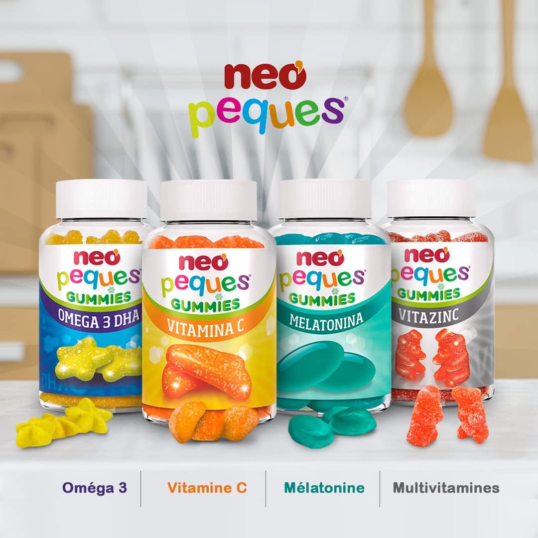 Neo Peques - Melatonin Erasers for Children from 3 Years and Up - 30 Sachets (1 Month) - 100% Natural Ingredients - The Gum Contains Melatonin to Improve Sleep - Blackberry Taste - Image 8