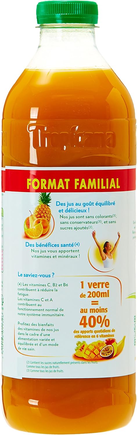 Tropicana Multivitamins, cocktail of 12 fruits without added sugars - The bottle 1.5L - Image 5