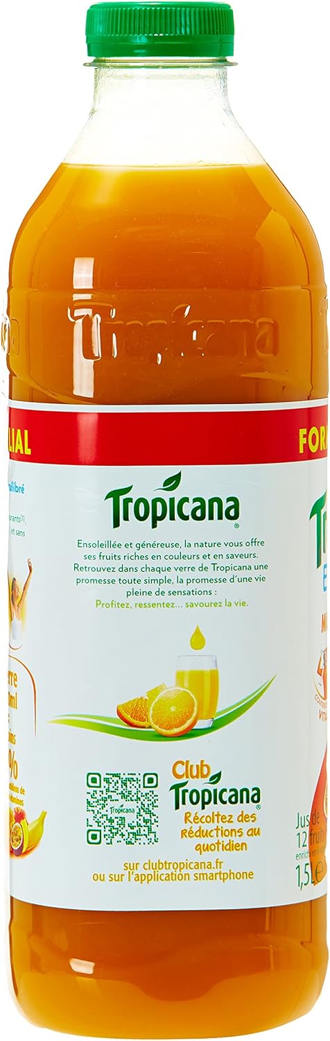 Tropicana Multivitamins, cocktail of 12 fruits without added sugars - The bottle 1.5L - Image 6