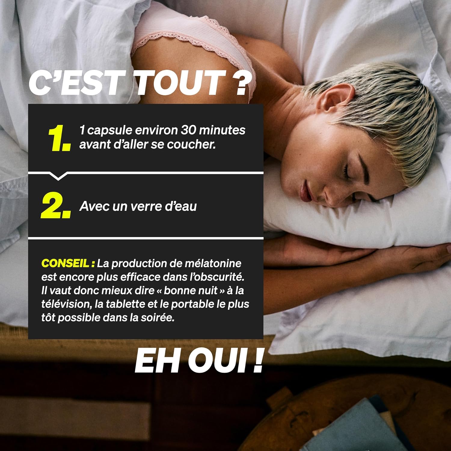 L-Tryptophan 500mg per Capsule - 240 Capsules (8 Months Supply) - Supplement to Improve Sleep Quality - Tryptophan Relaxing Anti-Stress - 100% Vegan - Image 6