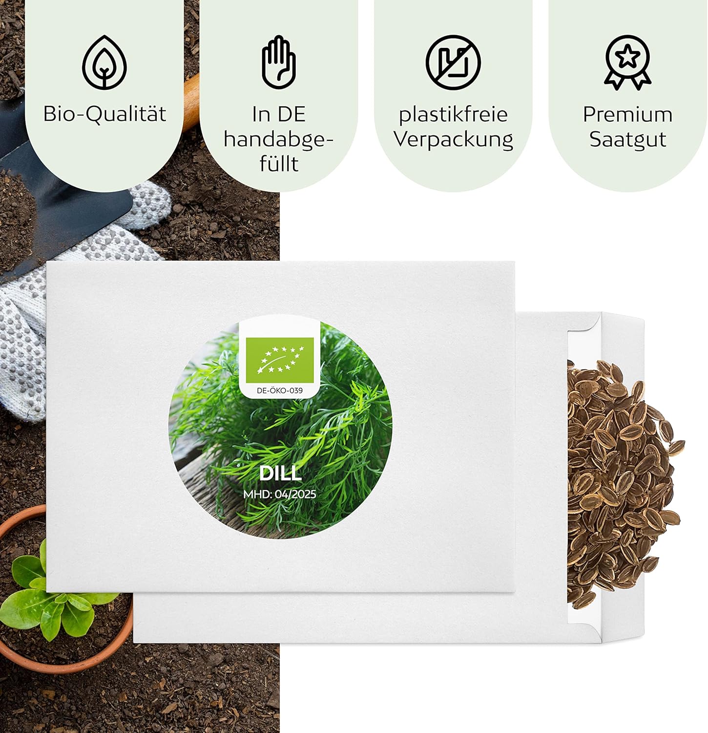 BIO Dill Seeds - Organic Growing Herb Seeds Ideal for the Aromatic Garden - Image 5