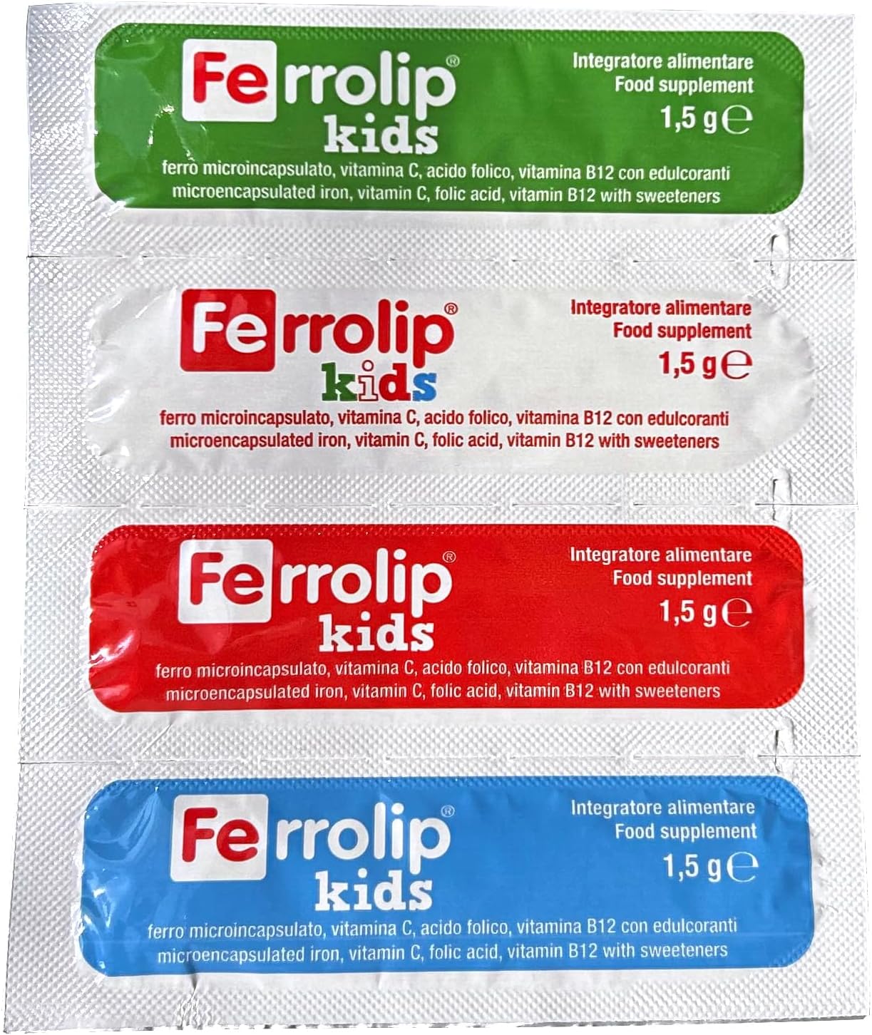 Ferrolip Kids Iron Supplement for Children from 3 Years with Folic Acid, Vitamin C and B12 (20 Oralsoluble Strawberry Sachets) – No Gastrointestinal Disorders – No Metallic Taste - Image 8