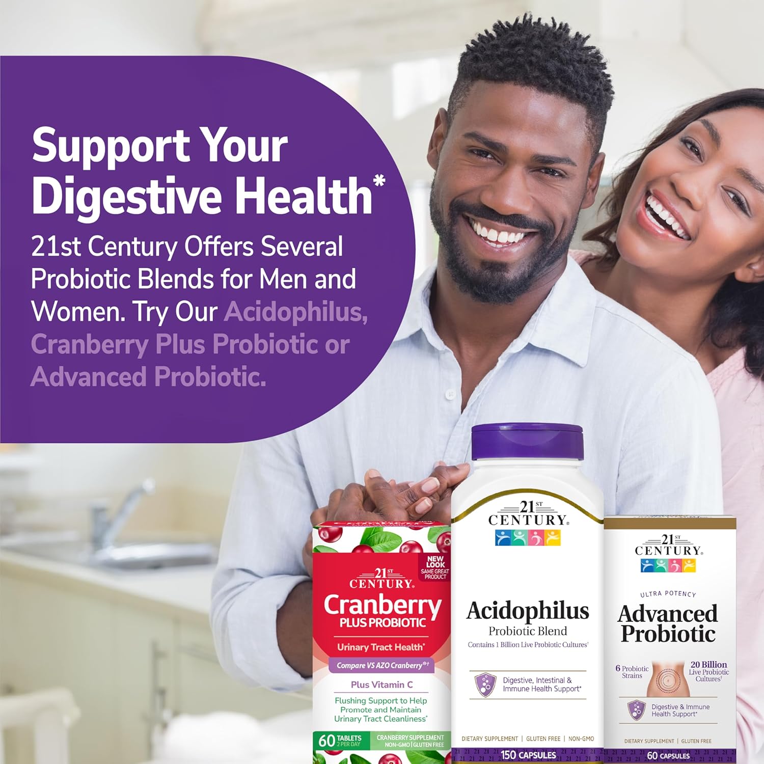 21st Century Health Care, Lactobacillus Acidophilus Probiotic Mix - x150caps - Image 8