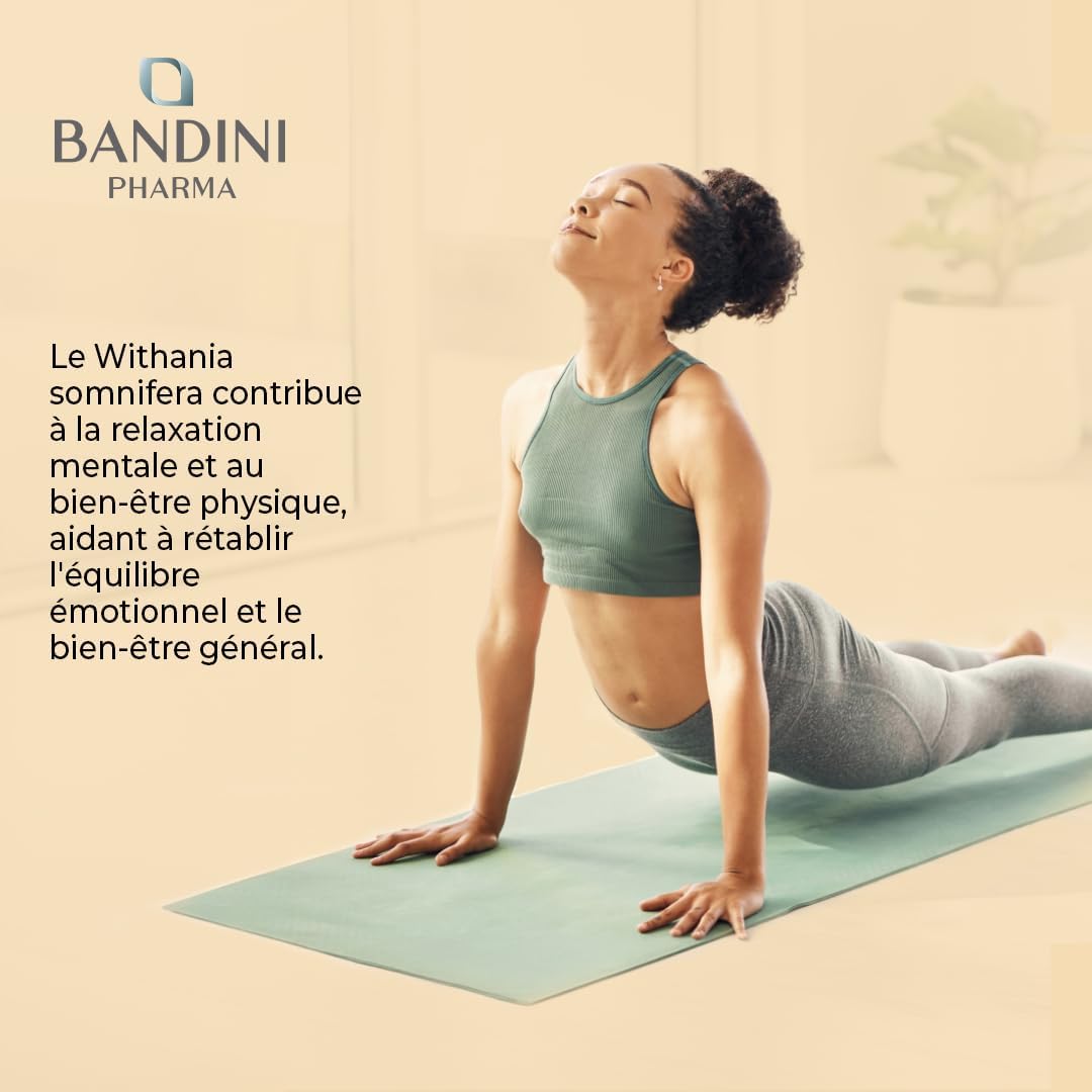 Bandini Ashwagandha Organic KSM-66 Extra Strong - 500mg per Dose, 5% Witanolides - 180 Capsules for 6 Months - Withania Somnifera Powder 100% Vegan - Physical & Mental Wellness, Tonus, Concentration - Image 9