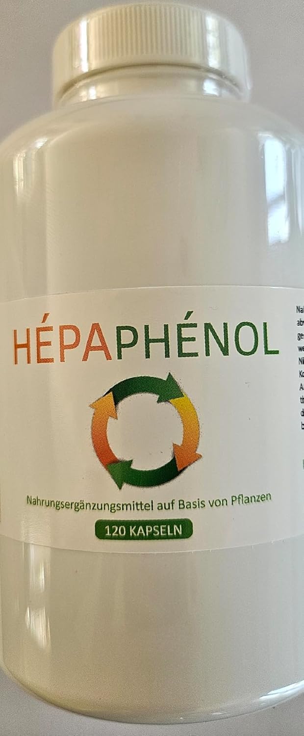 HEPAPHENOL 4 MONTHS (480 Capsules) INTESTINAL COMFORT - HEPATIC - 13 INGREDIENTS PROMOTES DETOX & DRAINAGE - Image 3