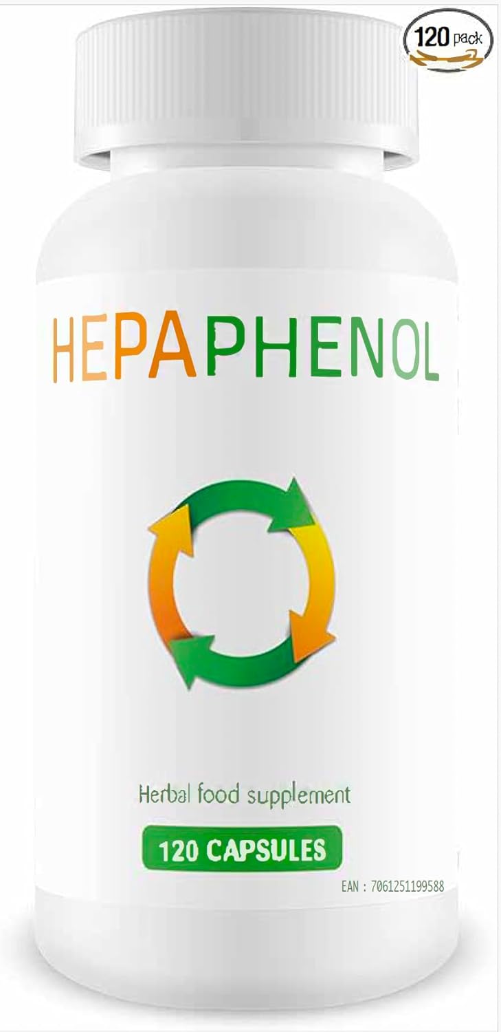 HEPAPHENOL 4 MONTHS (480 Capsules) INTESTINAL COMFORT - HEPATIC - 13 INGREDIENTS PROMOTES DETOX & DRAINAGE - Image 6