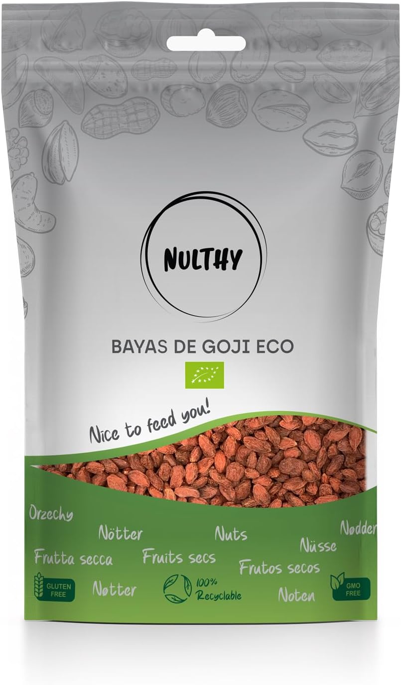 NULTHY - Organic Goji Berries - High Antioxidant Content - Vitamins and Nutrients - Organic - Gluten Free - 1kg - Image 3