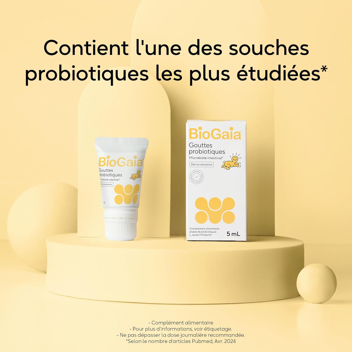 BioGaia Probiotic Drops for Babies & Infants | Gut Flora Balance | Probiotic Based Food Supplement | Contains L. reuteri Protectis | 5ml Bottle - Pack of 1 - Image 3