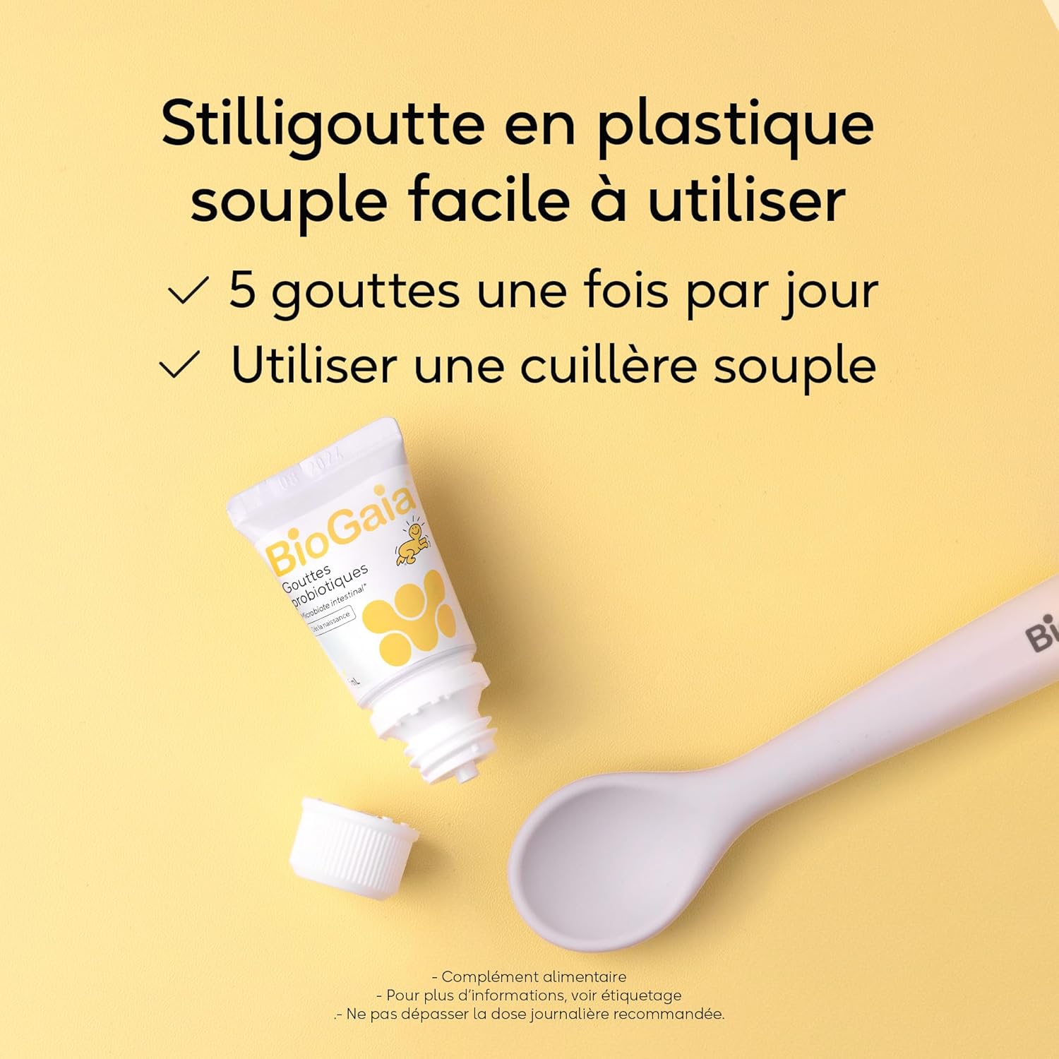 BioGaia Probiotic Drops for Babies & Infants | Gut Flora Balance | Probiotic Based Food Supplement | Contains L. reuteri Protectis | 5ml Bottle - Pack of 1 - Image 4