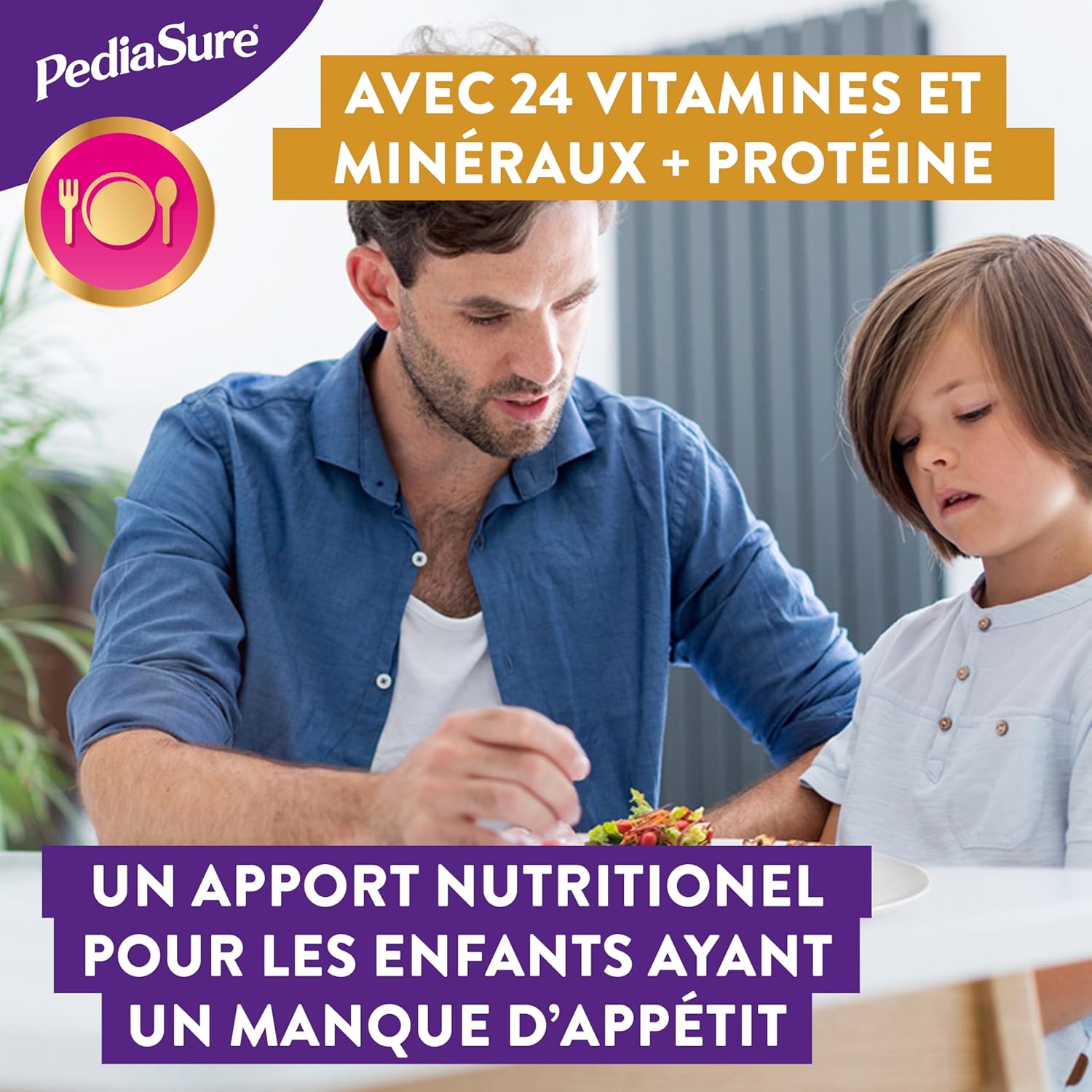 PediaSure Vanilla Shake - Food Supplement for Children - Shake with Multivitamins and Minerals, Proteins and Omega 3 and 6 - Ages 1 Year + - 1 x 400 g - Image 7