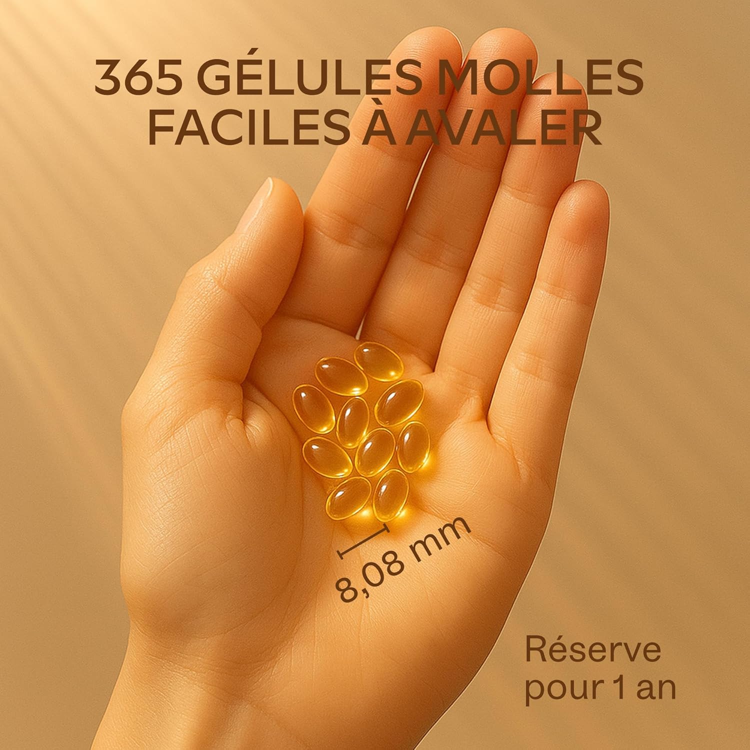 Vitamin D3 2000 IU - Vitamin D with Extra Virgin Olive Oil for Optimal Absorption - Non-GMO, Gluten Free and Lactose Free Vitamins for Bone, Muscular, Immune Functions - 365 Capsules - Image 9