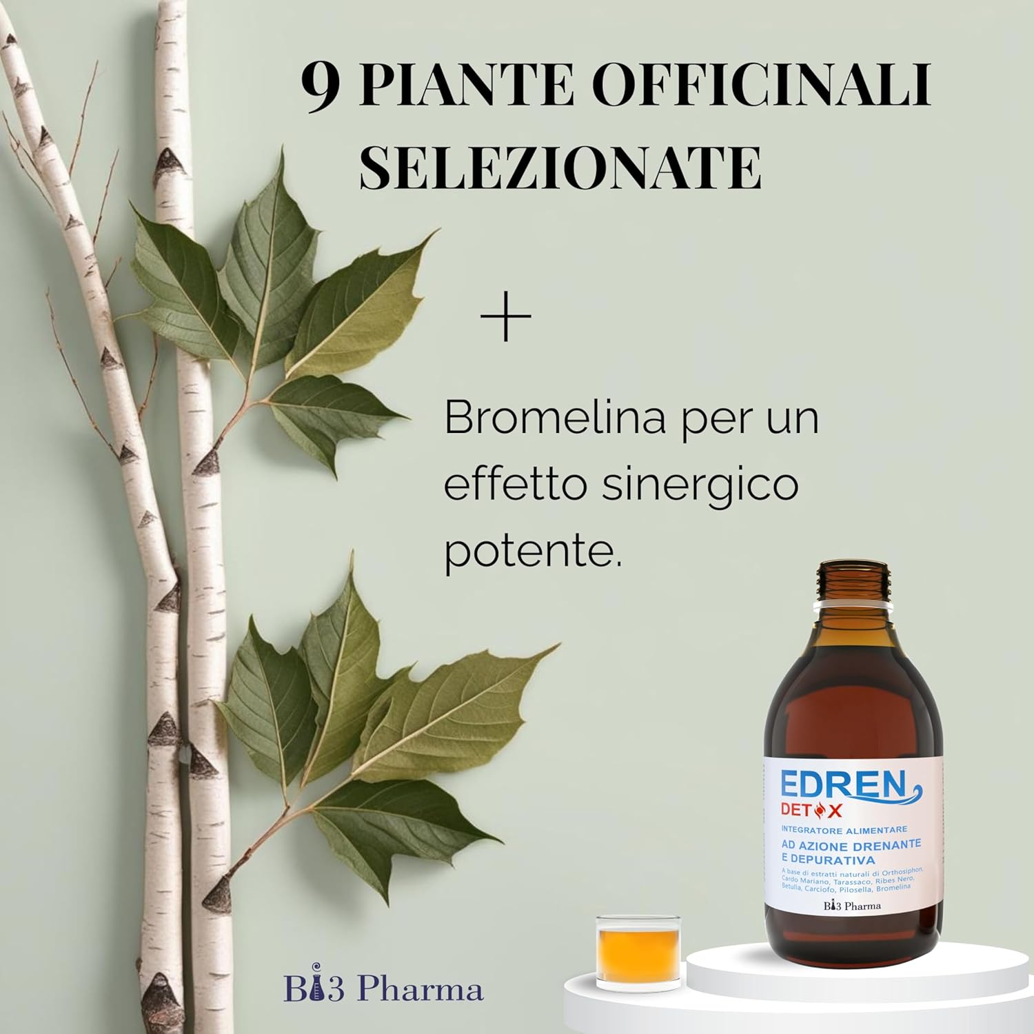 Edren Detox Draining Strong Slimming | Helps Contraster Retention and Swelling | Bromelain Strong Drain Promotes Lightness and Fluid Drainage | Liver and Kidney Detox Support | Citrus Taste - Image 3