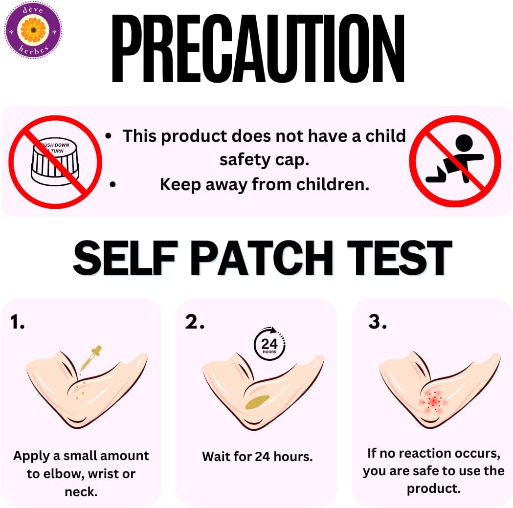 Deve Herbes Evening Primrose Oil (Oenothera biennis) 100% Natural Cold Pressed Therapeutic Grade Evening Primrose Oil for Personal Care 5ml - Image 7