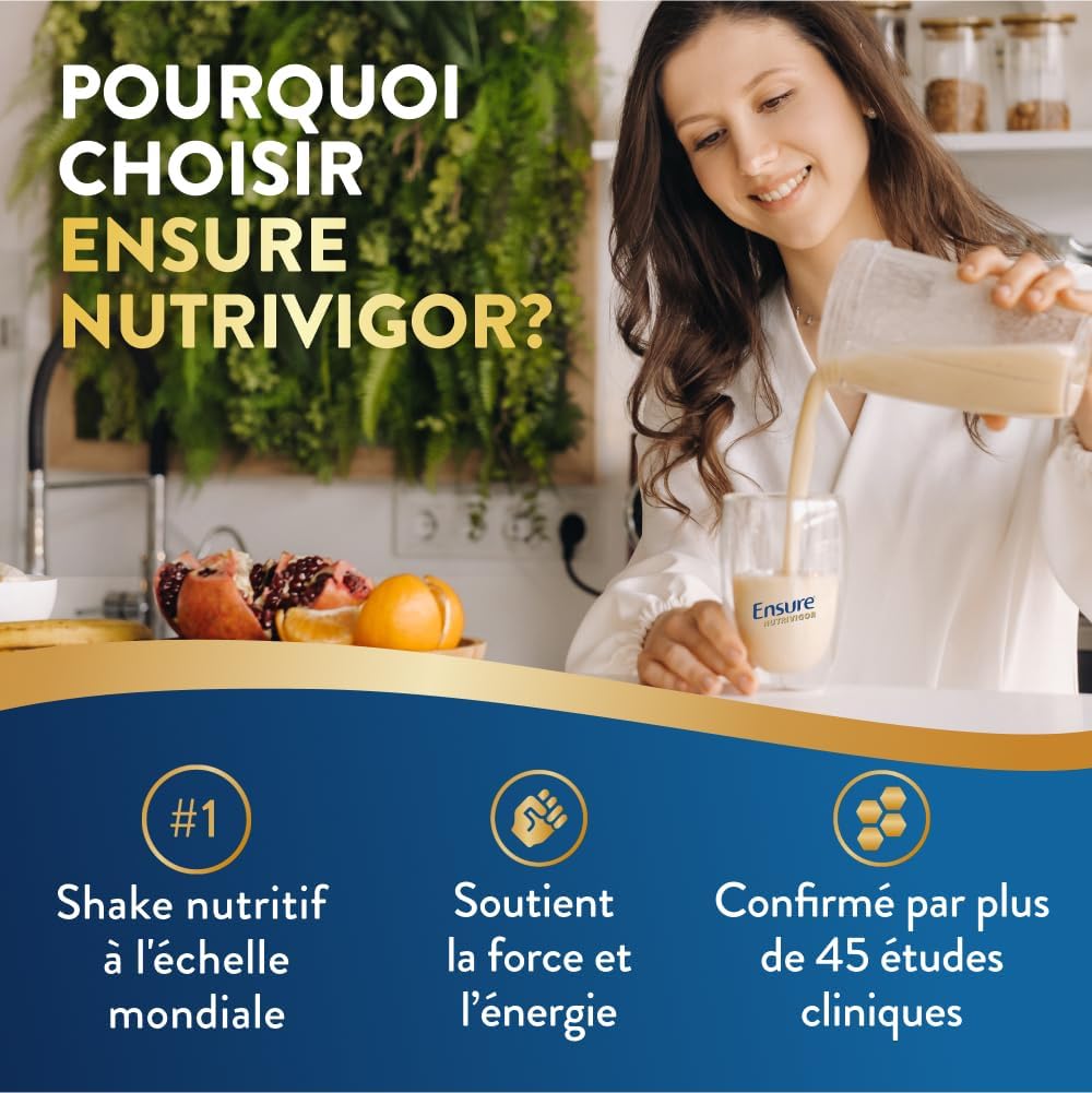 Ensure NutriVigor Protein Supplement, 27 Vitamins and Minerals and HMB for Healthy and Balanced Diet (Chocolate, 1 x 850 g) - Image 7