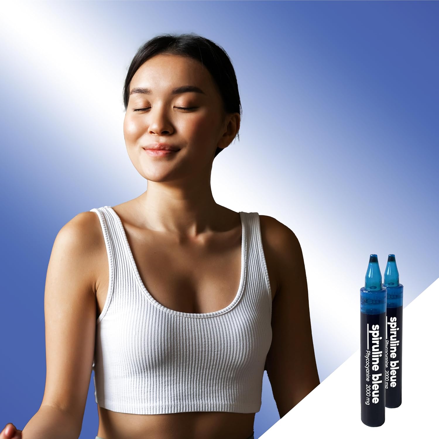 French Phycocyanin - Blue Spirulina Concentrated at 2000 mg/l - Reduces Fatigue and Strengthens Tonus - 10 Day Cure - 100% Natural PERFORME - Image 6