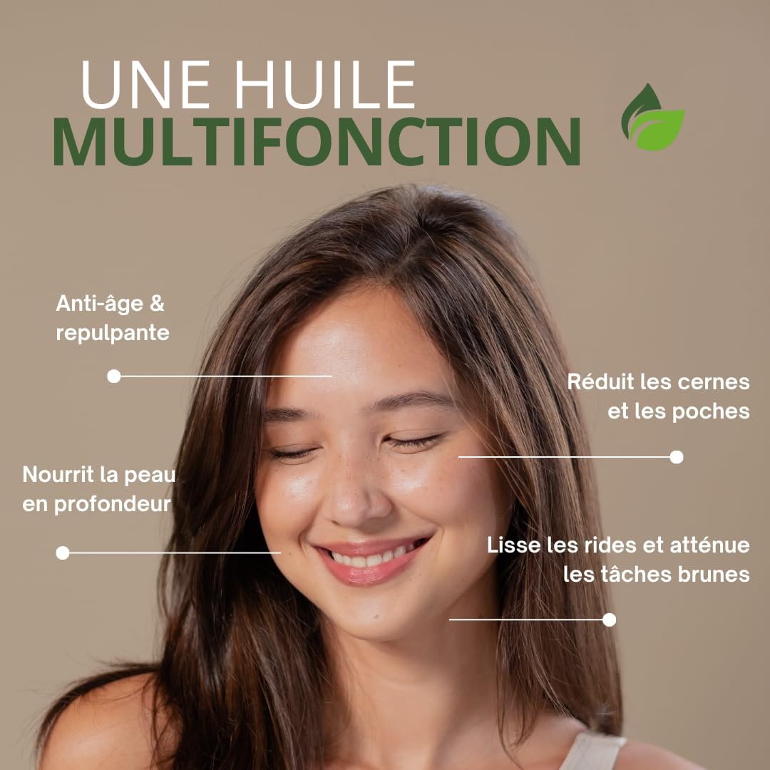 Organic Prickly Pear Seed Oil 30 ml - Pipette - Glass Bottle - 100% Pure, Natural, Cold Pressed - Organic Prickly Pear Oil for Face Anti-Aging and Anti-Dark Circles - Image 3