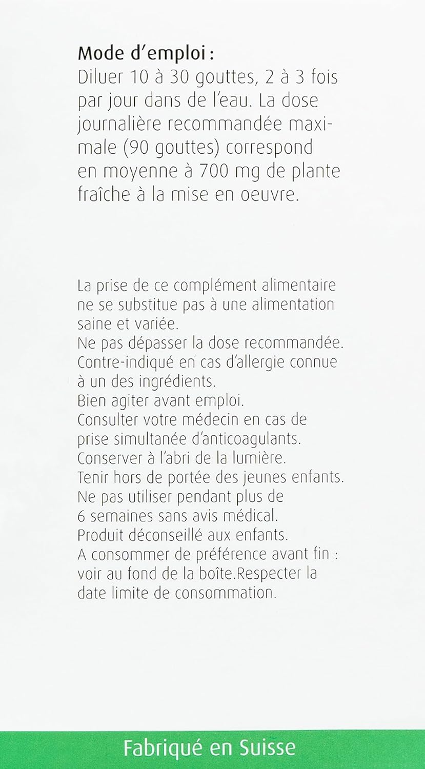 A. VOGEL - Digestion Supplement - Promotes the Transit and Elimination of Toxins - Liver Health and Renal Elimination - Artichoke Fresh Plant Extract - Liver Detox - 50 ml - Image 4