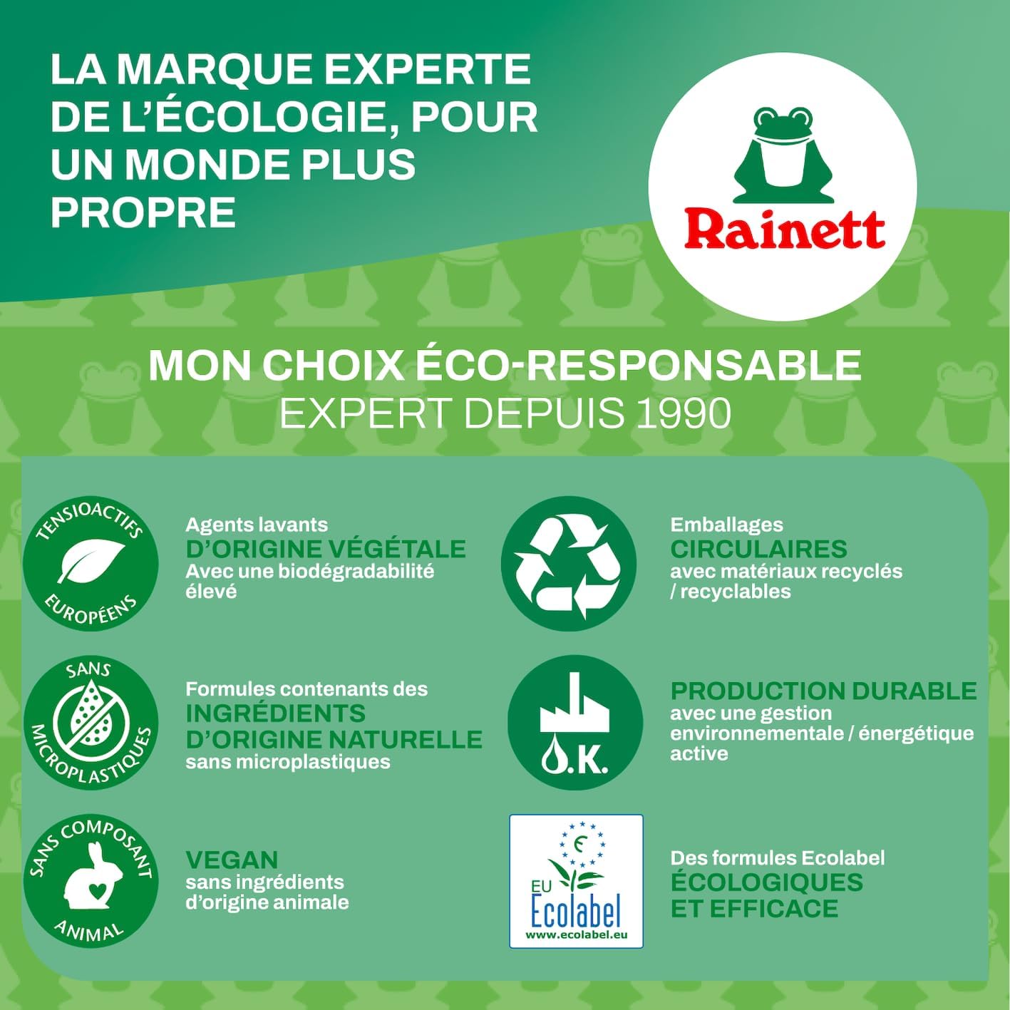 RAINETT - Ginger Hand Wash Liquid - Concentrated Super-Degreasing Formula - Dermatologically Tested - Recycled & Recyclable Bottle - Ecolabel - Compact Size - 500 ml - Image 7