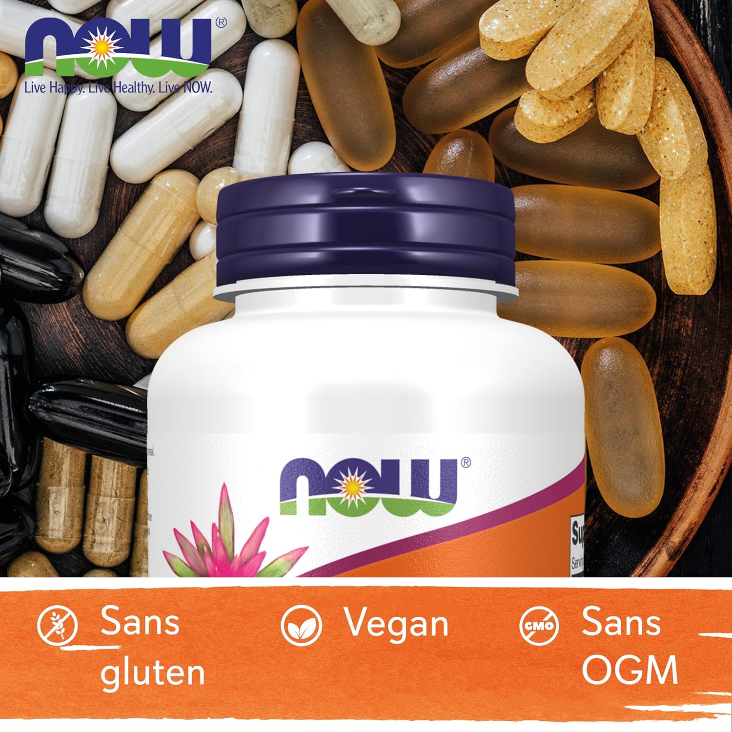 Now Foods, Vitamin B6 (Pyridoxine), 100mg, 250 Vegan, Lab Tested, Gluten Free, Soy Free, Vegetarian, Non-GMO - Image 7