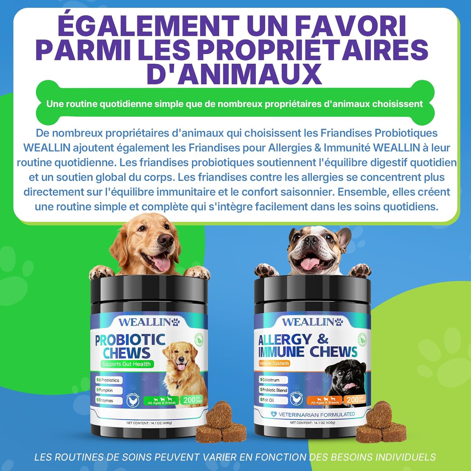 Probiotics for Dogs, Prebiotics for Gut Health – Supports Digestive Health and Nutrient Absorption – 200 Fluffy Bites That Support Skin Health - Image 11