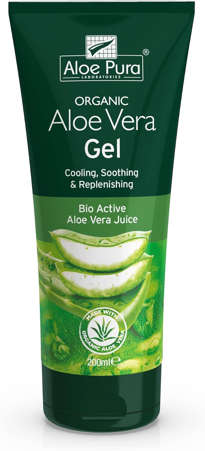 Aloe Pura Organic Aloe Vera Gel, Natural, Vegan, Cruelty Free, Paraben & SLS Free, Refreshing, Soothing, 200ml (1 Pack) - Image 2