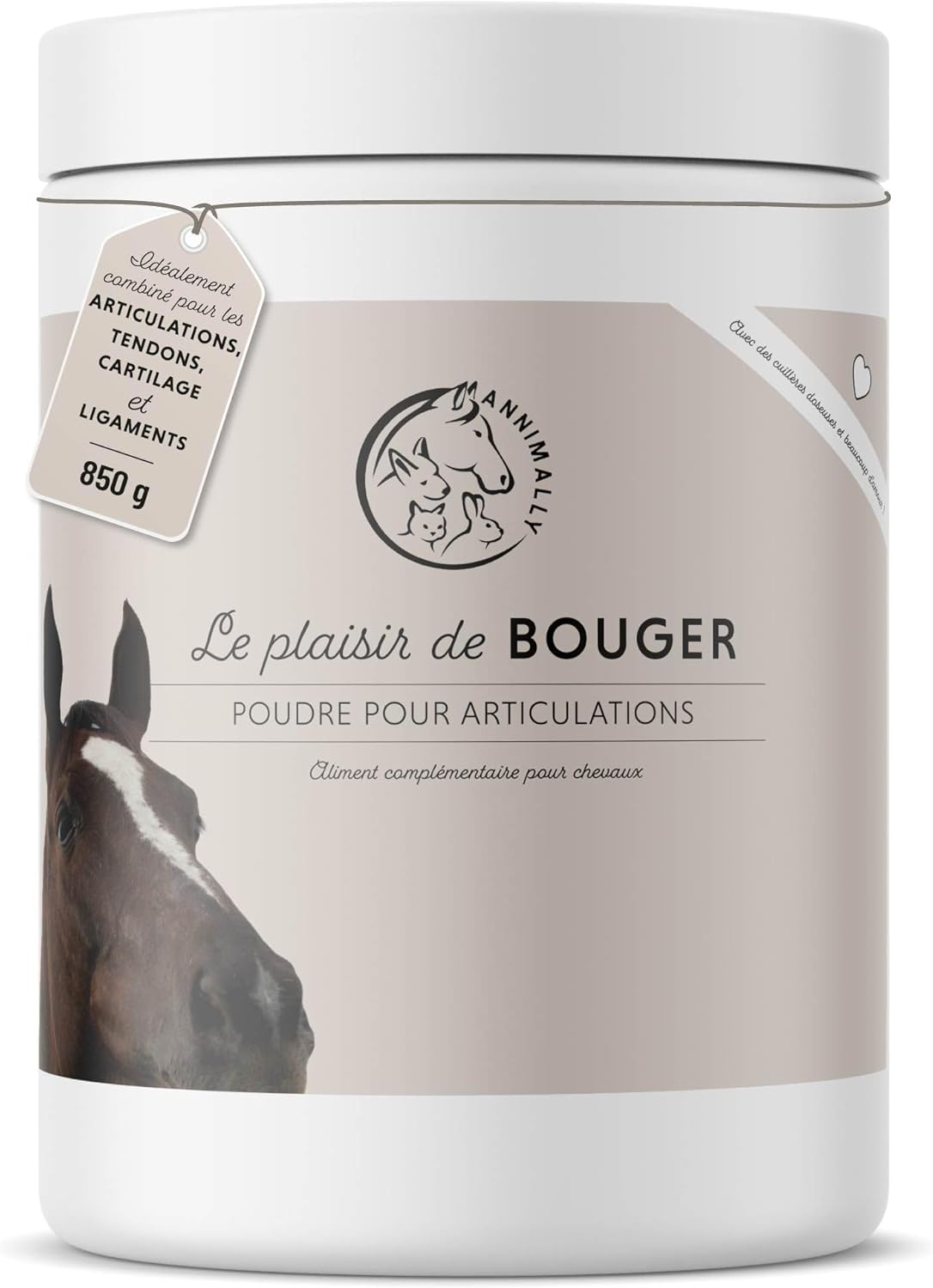 Annimally Horse Joint Supplement 850 g - with Devil's Claw, MSM Horse (Sulfur), Glucosamine Horse, Hyaluronic Acid, Chondroitin - Nutritional Supplement Horses - Image 2