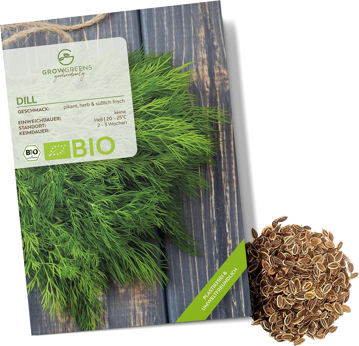 BIO Dill Seeds - Organic Growing Herb Seeds Ideal for the Aromatic Garden - Image 2