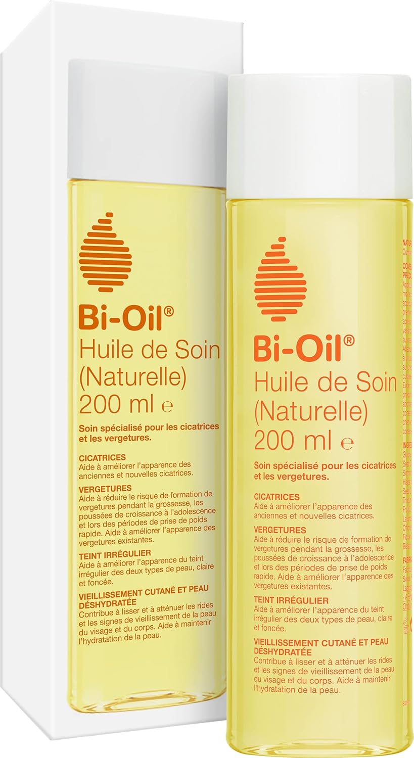 Bi-Oil Natural Care Oil - Specialized Care for Stretch Marks, Scars, Dry Skin and Irregular Complexion - 100% Natural Formulation - Ideal During Pregnancy - 1 x 200 ml - Image 2