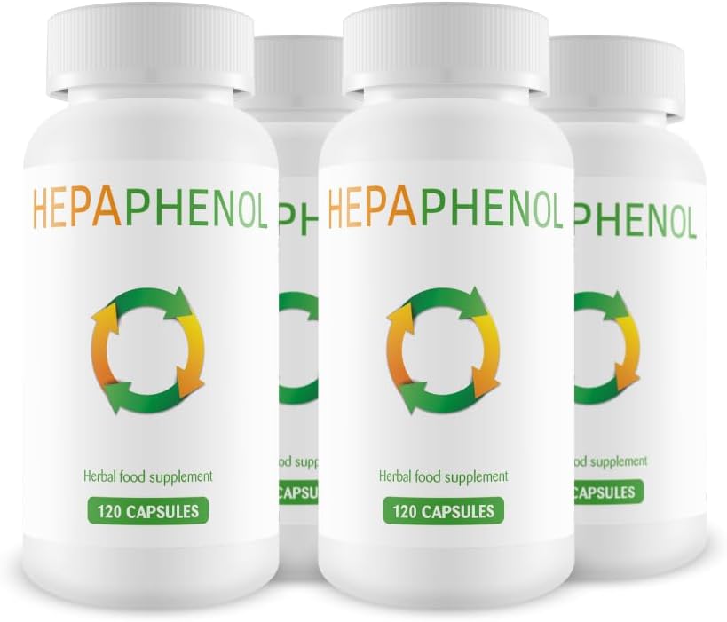 HEPAPHENOL 4 MONTHS (480 Capsules) INTESTINAL COMFORT - HEPATIC - 13 INGREDIENTS PROMOTES DETOX & DRAINAGE - Image 2