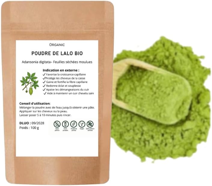 Lalo Powder - Baobab Leaves Powder - Hair Strengthening - Image 2