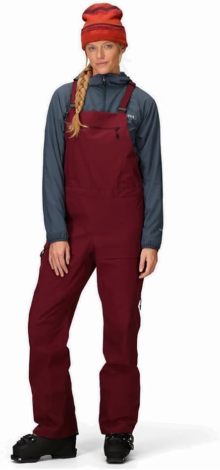 MARMOT Wm's Orion GORE-TEX BIB Outdoor Gear Waterproof Shell GORE‑TEX Acai Berry L - Image 2