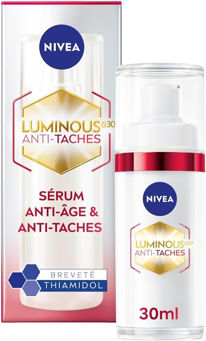 NIVEA Luminous 630 - Anti-Aging & Anti-Spot Face Serum - Deep Wrinkle Filler & Collagen Booster - Patented Thiamidol & Hyaluronic Acid - All Skin Types - 30 ml - Image 2